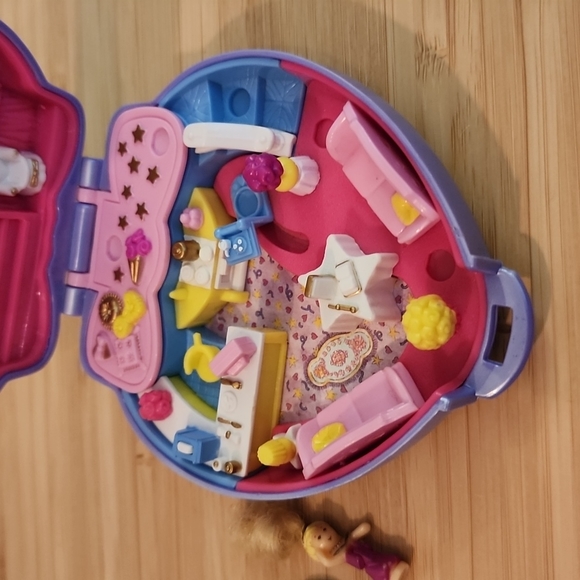 Polly Pocket Super Star Hair 1995 Vintage Bluebird Toys - Picture 4 of 8